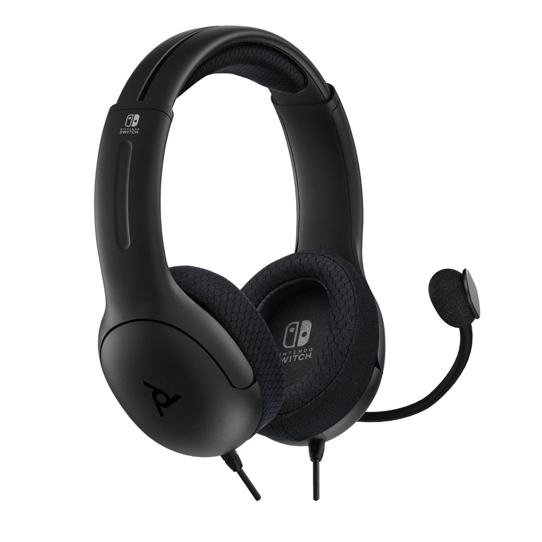 PDP LVL40 Wired Stereo Headset Black
